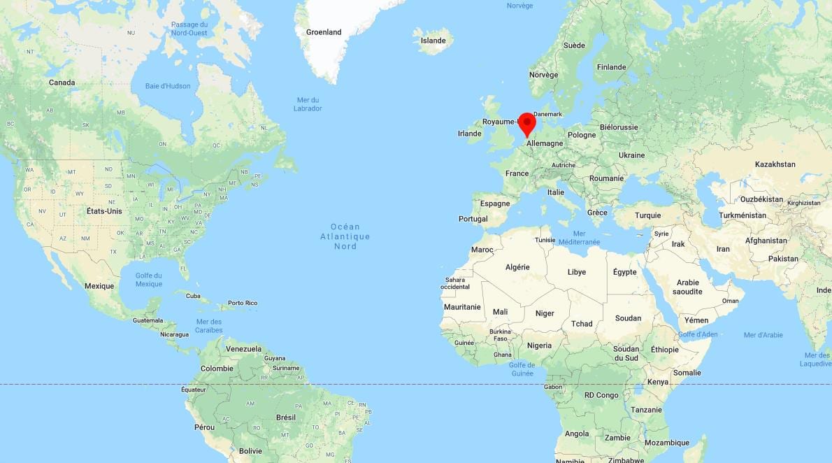 Amsterdam carte du monde