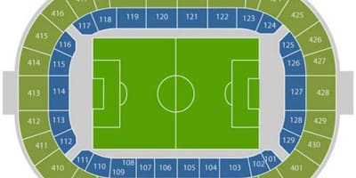 La carte de Amsterdam arena siège
