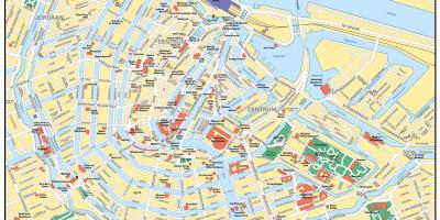 Amsterdam hors ligne, carte de la ville