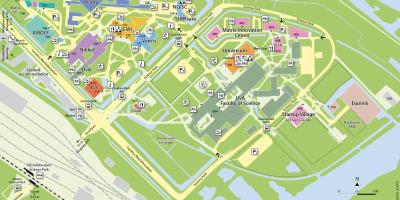 La carte de Amsterdam science park