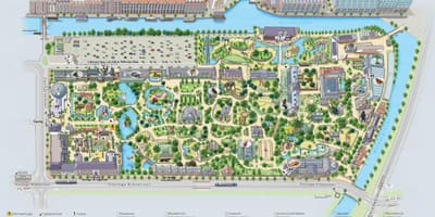 La carte de Amsterdam, zoo