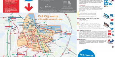 Amsterdam park and ride carte des emplacements