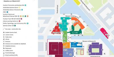 Carte de l'université d'Amsterdam